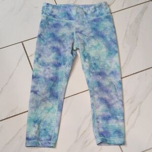 Athleta Kids Aqua and Blue Capris